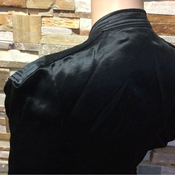 BAIMAIN x H&M Silk Military Shirt with Cold-Tone Bottoms - Picture 8 of 9